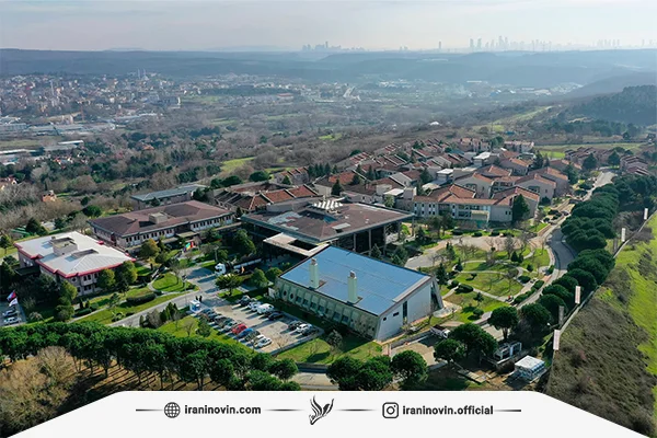 موقعیت قرارگیری دانشگاه باهچه شهیر