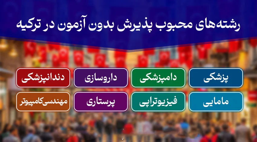 پذیرش بدون آزمون در ترکیه