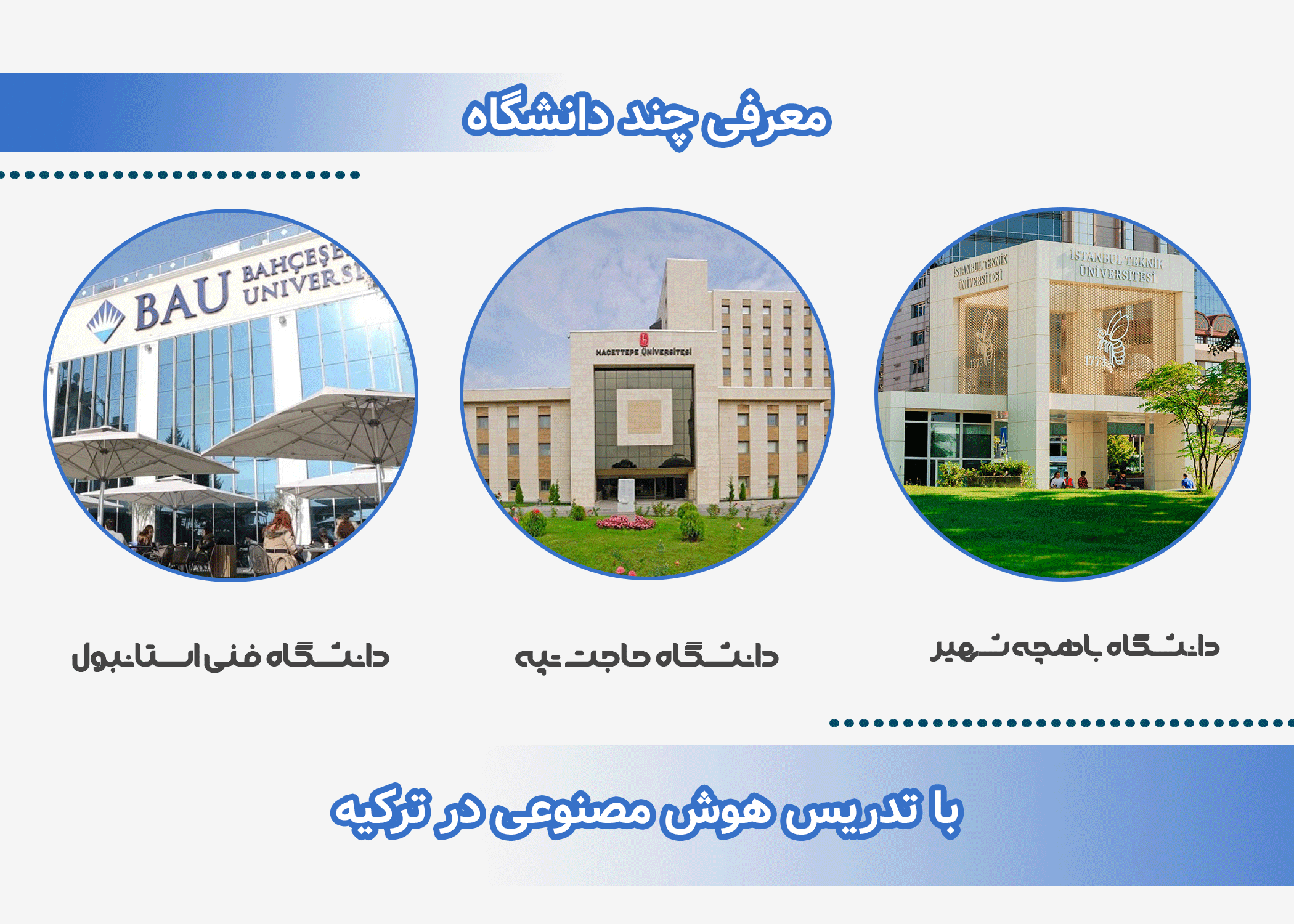 معرفی دانشگاه های ترکیه با تدریس هوش مصنوعی
