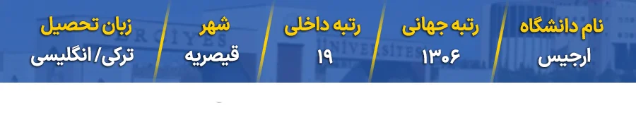 رنکینگ دانشگاه ارجیس کایسری