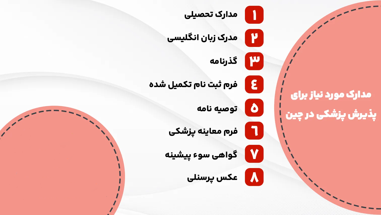 مدارک مورد نیاز برای تحصیل پزشکی در چین